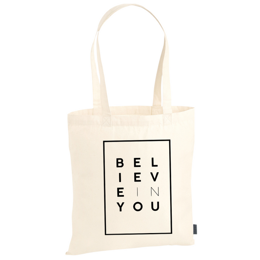 Baumwollbeutel | "belive in you"