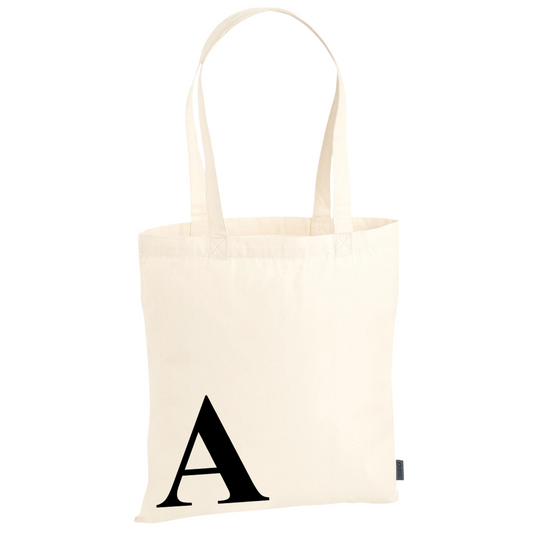 Personalisierbarer Baumwollbeutel | "A-Z"