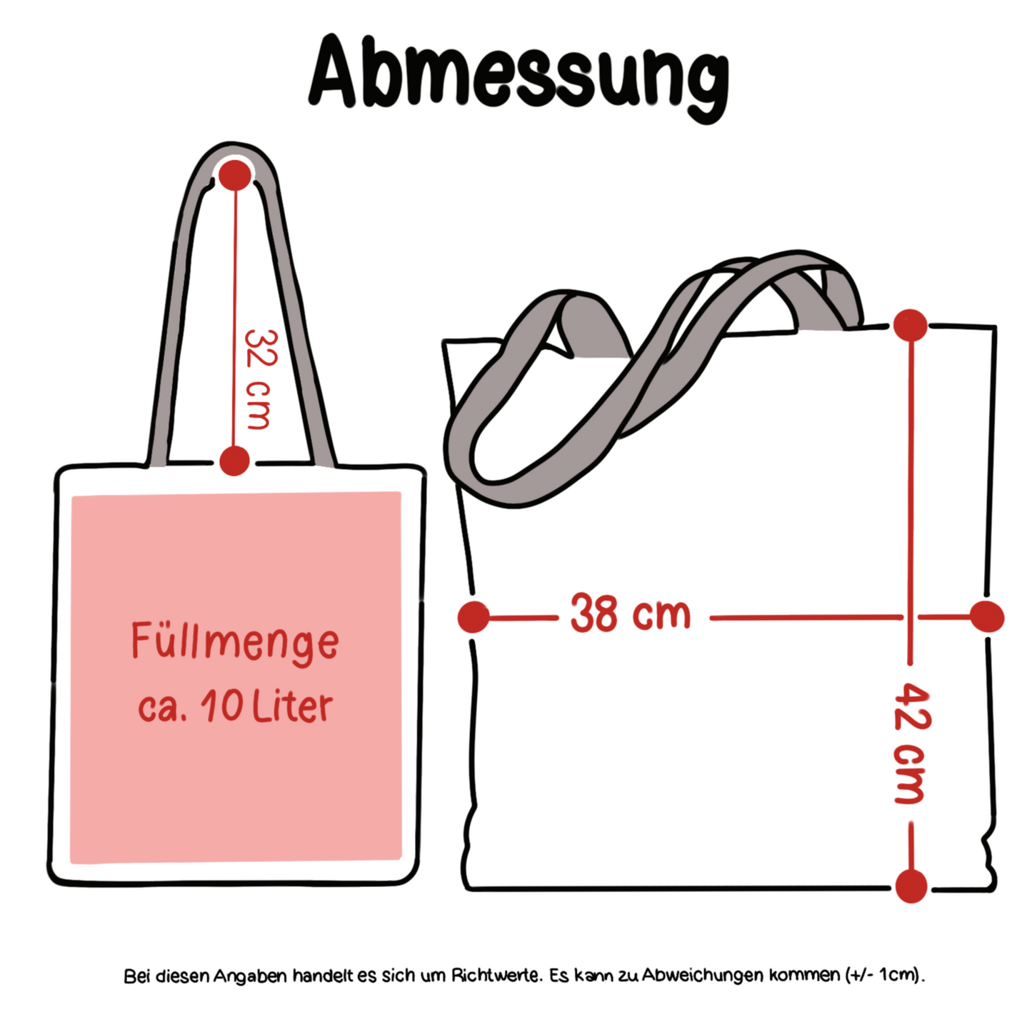 Baumwollbeutel | "4 Bäume"