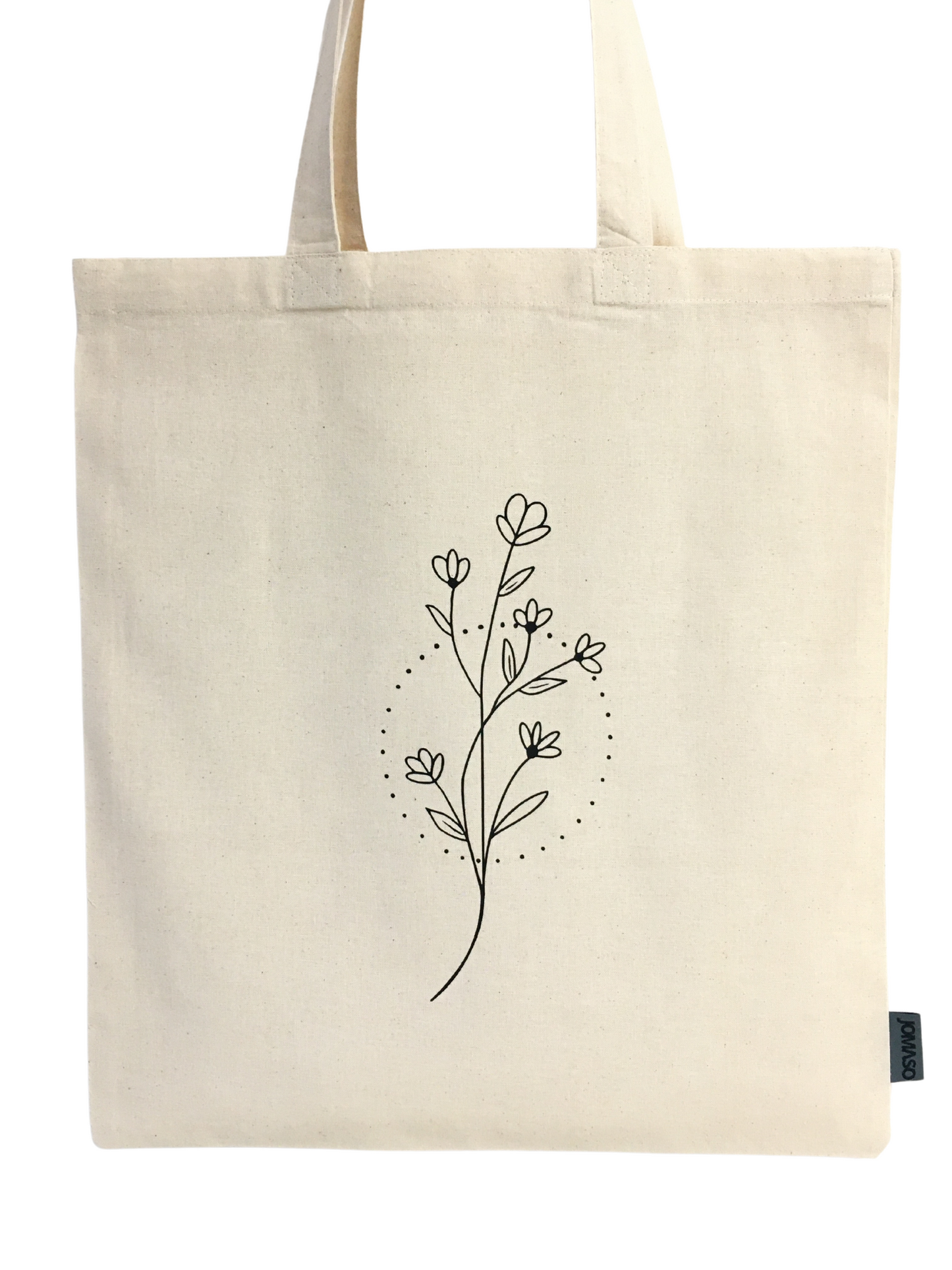 Cotton bag | "Flowers in a circle"