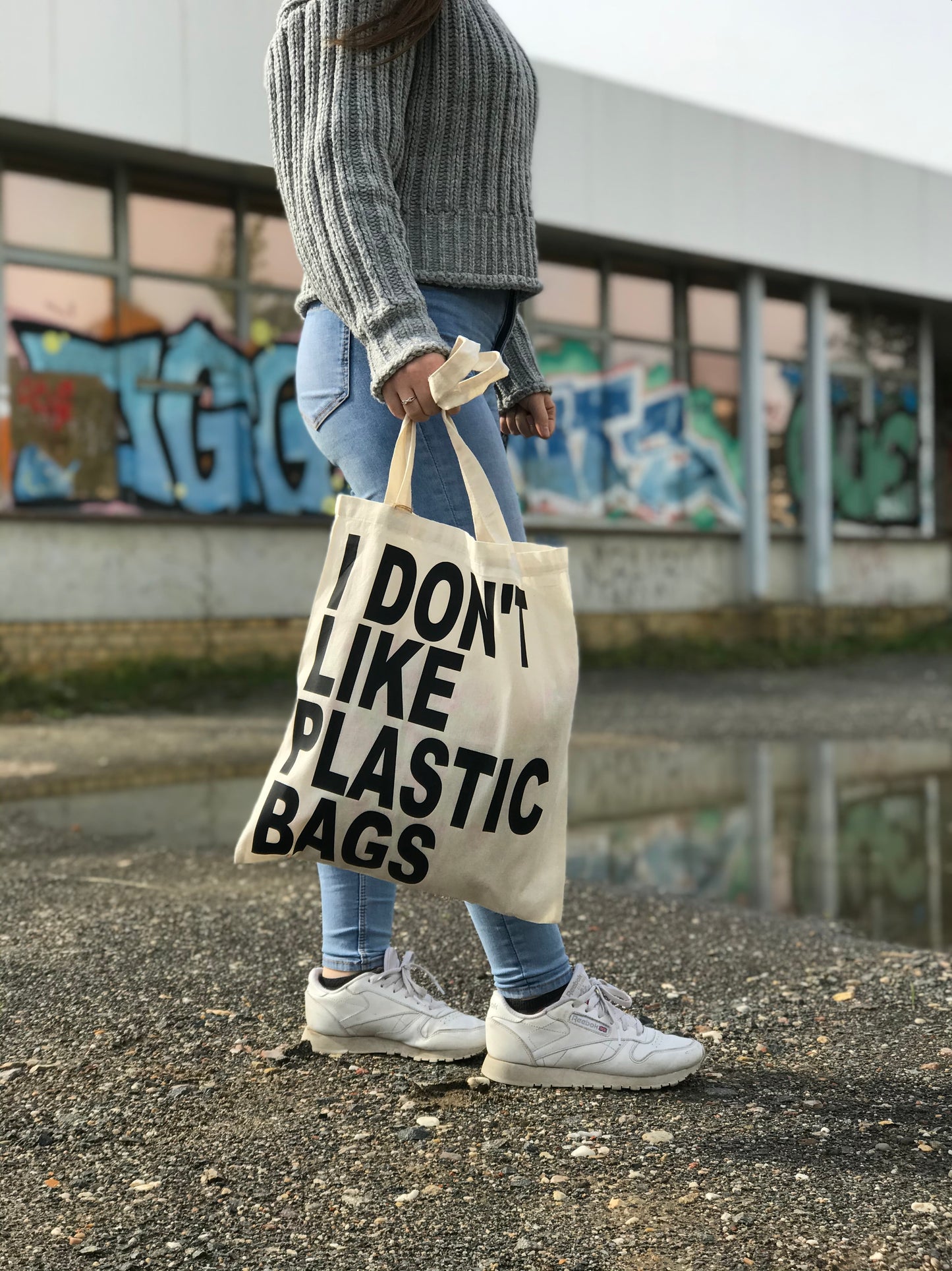Cotton bag | "I don't like plastic bags"