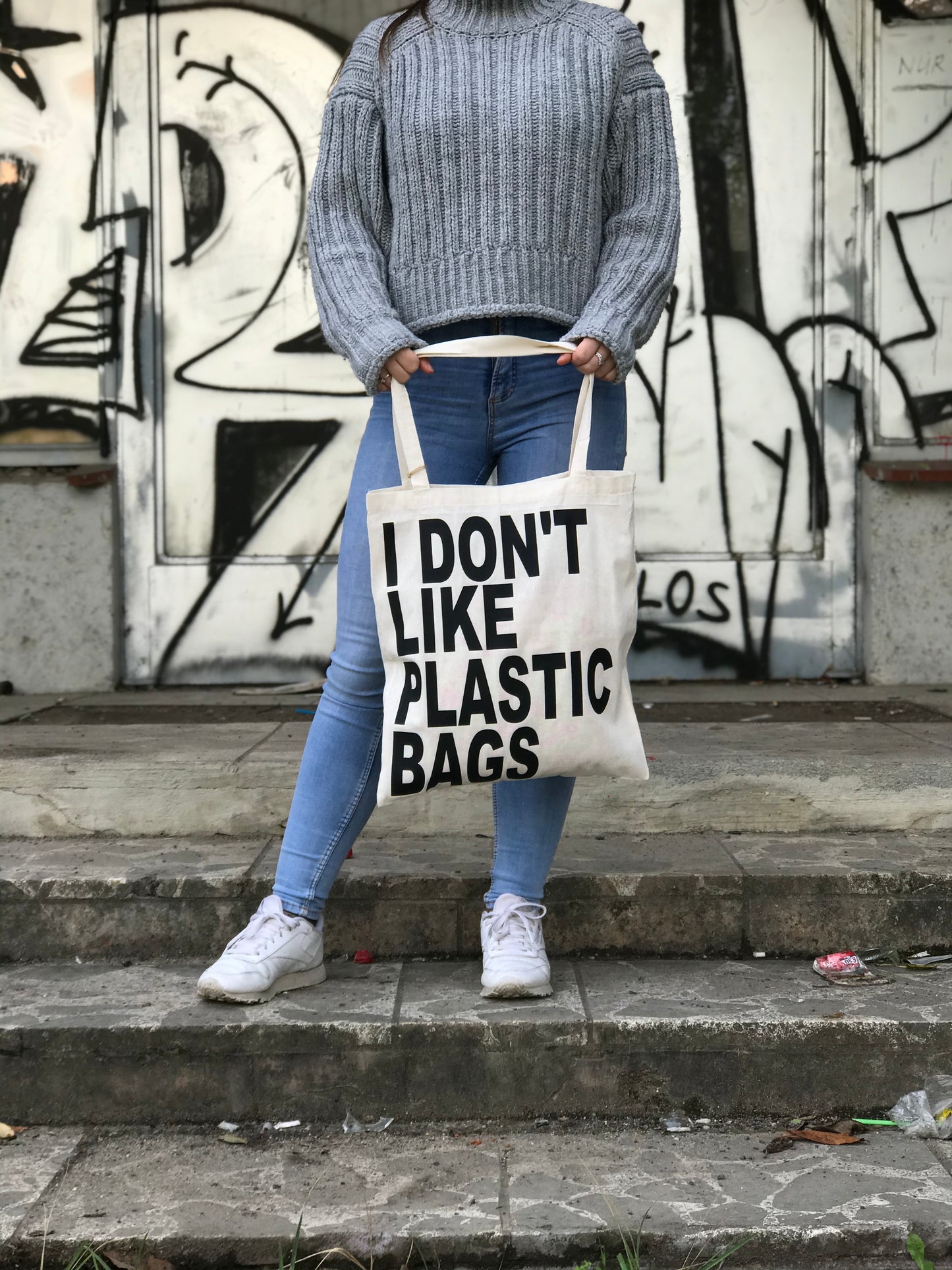 Cotton bag | "I don't like plastic bags"