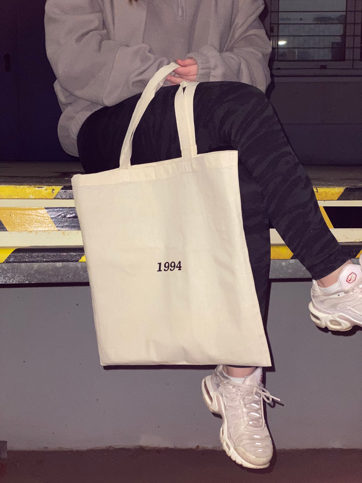 Personalized cotton bag | "Year, Name & Saying"
