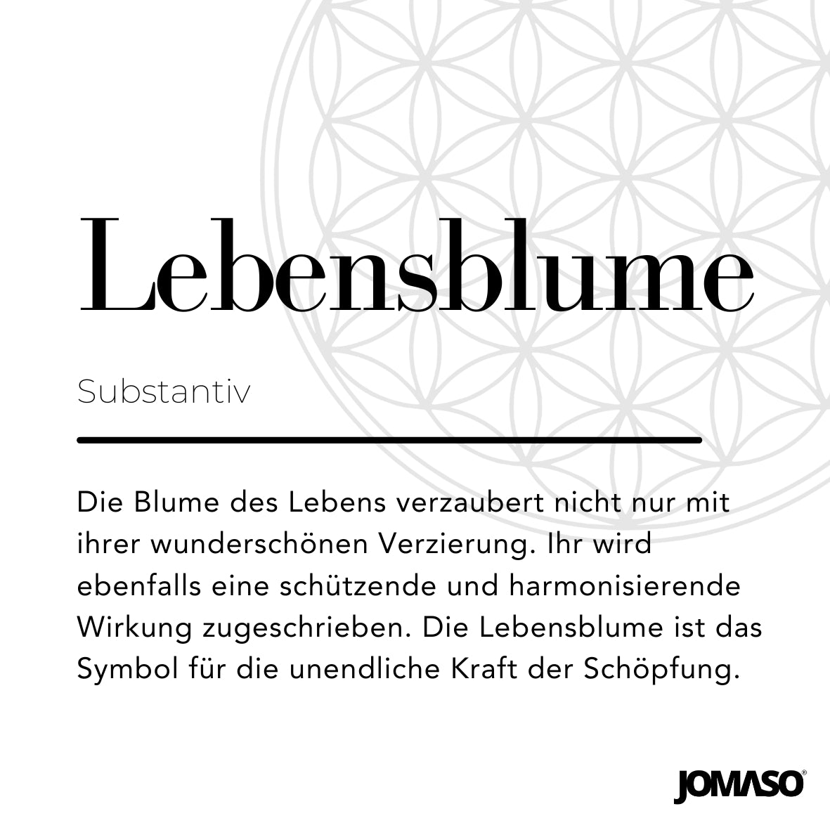 Baumwollbeutel | "Lebensblume"