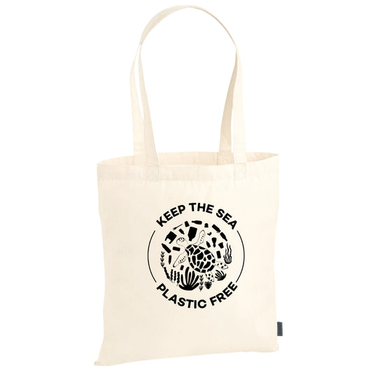 Cotton bag | "Keep the sea plastic free"