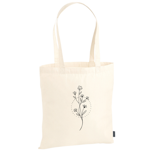 Cotton bag | "Flowers in a circle"