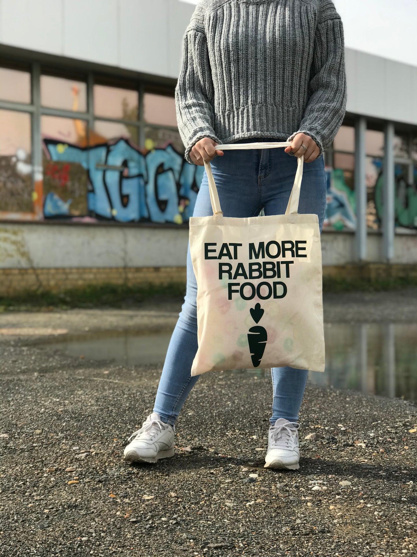 Cotton bag | "Eat More Rabbit Food"
